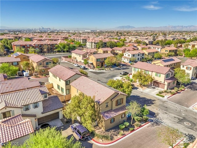 5232 Pendergrass St, North Las Vegas, NV 89081 - aerial view of residential area with a mountain backdrop