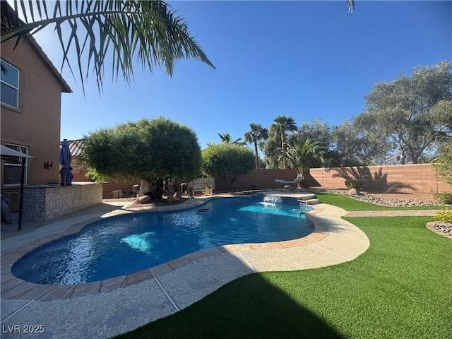 6756 Sea Swallow St, North Las Vegas, NV 89084 - view of pool with a patio area