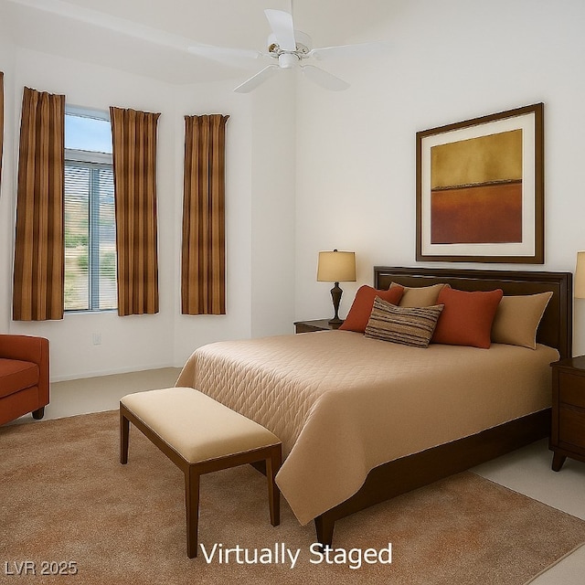 10628 Mission Lakes Ave, Las Vegas, NV 89134 - view of carpeted bedroom
