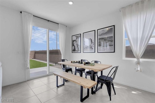 10292 Fragrant Apple Ct, Las Vegas, NV 89141 - dining space featuring baseboards and light tile patterned flooring