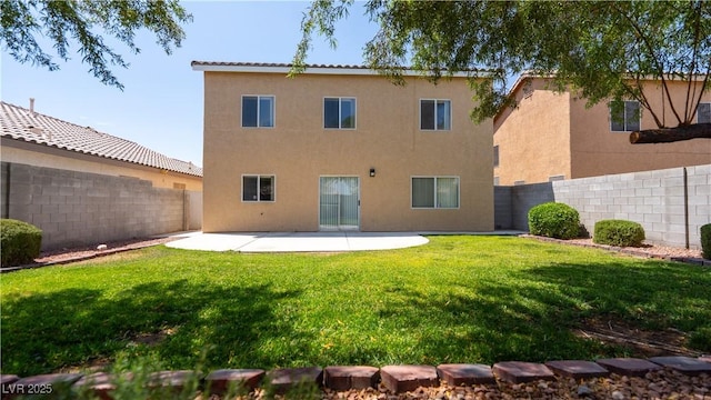 682 E Sole Addiction Ave, Las Vegas, NV 89183 - rear view of property featuring stucco siding and a patio