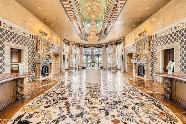 9101 Alta Dr Unit 1203, Las Vegas, NV 89145 - lobby featuring a high ceiling and recessed lighting