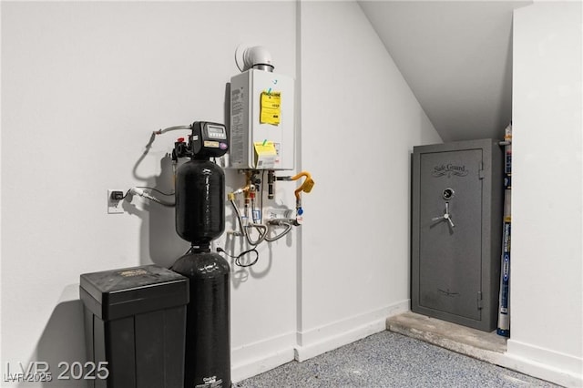 2407 Ridgeline Wash St, Las Vegas, NV 89138 - utility room with tankless water heater