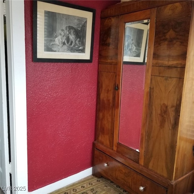 2228 Campton, Ely, NV 89301 - detailed view of a textured wall and baseboards