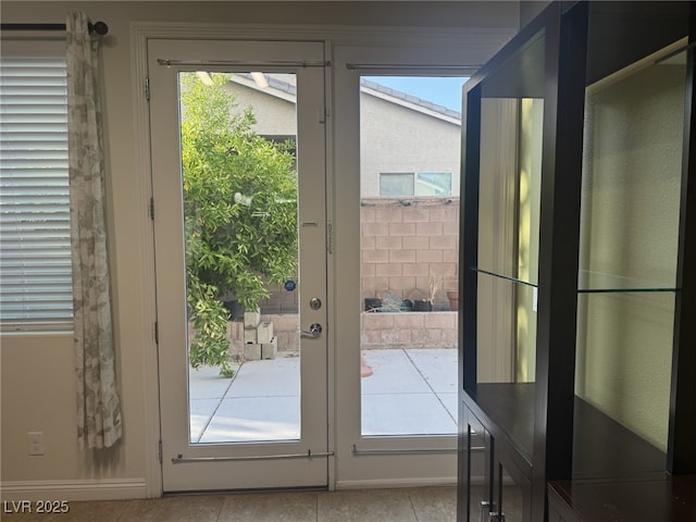 7934 Cape Flattery Ave, Las Vegas, NV 89147 - doorway to outside with tile patterned flooring