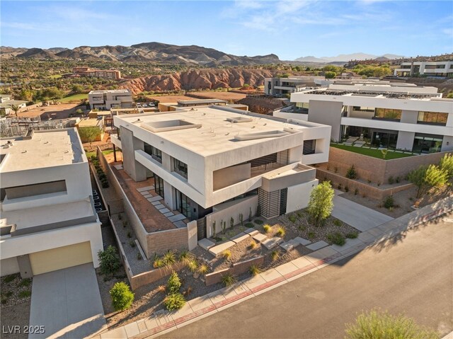 25 Canyon Bay Dr, Henderson, NV 89011 - aerial view of residential area with a mountainous background