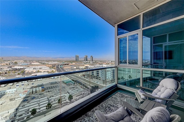4525 Dean Martin Dr Unit 1208, Las Vegas, NV 89103 - balcony featuring a view of city