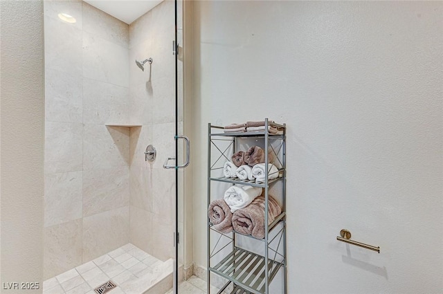 4525 Dean Martin Dr Unit 1208, Las Vegas, NV 89103 - full bathroom featuring a stall shower and tile patterned floors