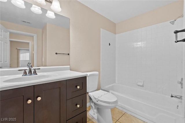 8409 Running Deer Ave Unit 203, Las Vegas, NV 89145 - full bath featuring vanity, tile patterned floors, and shower / washtub combination