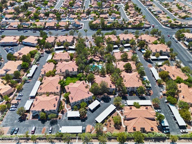 8409 Running Deer Ave Unit 203, Las Vegas, NV 89145 - aerial view of property and surrounding area featuring nearby suburban area