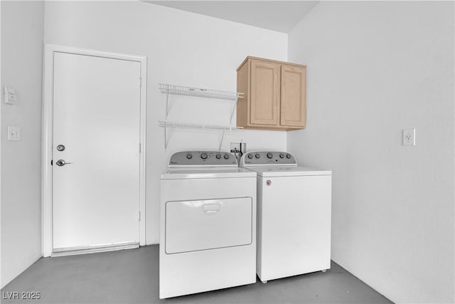 2323 Barbers Point Pl, Las Vegas, NV 89134 - laundry room with washer and clothes dryer and cabinet space