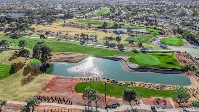 2323 Barbers Point Pl, Las Vegas, NV 89134 - view of property location featuring a large body of water, a golf club, and nearby suburban area