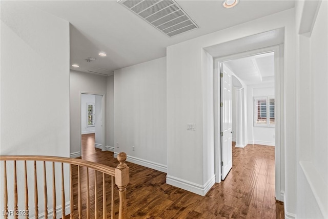 2846 Barrow Downs St, Las Vegas, NV 89135 - corridor with wood finished floors, recessed lighting, and baseboards