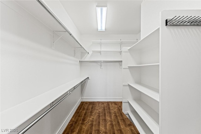 2846 Barrow Downs St, Las Vegas, NV 89135 - spacious closet featuring dark wood finished floors