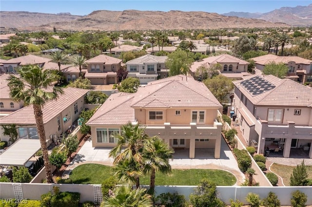 2846 Barrow Downs St, Las Vegas, NV 89135 - aerial view of residential area with mountains
