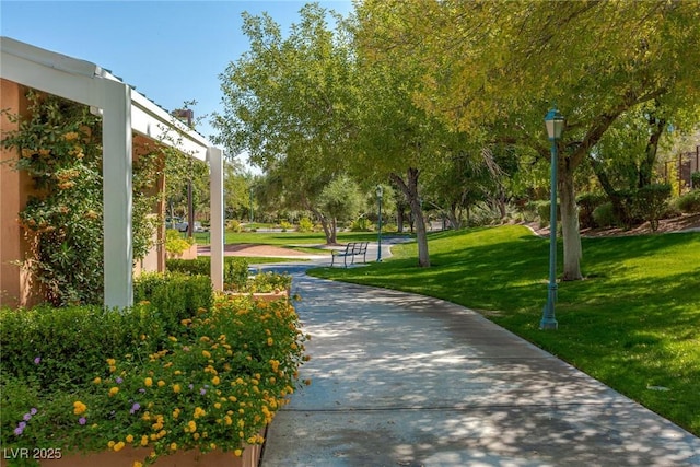 2846 Barrow Downs St, Las Vegas, NV 89135 - surrounding community with a lawn