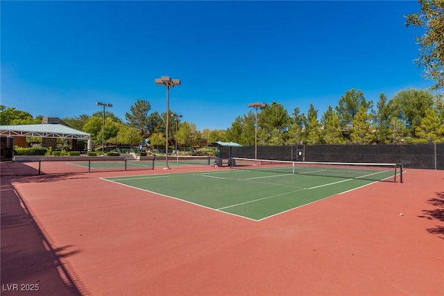 2846 Barrow Downs St, Las Vegas, NV 89135 - view of tennis court with community basketball court