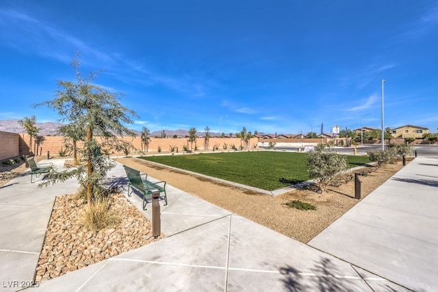 803 Calm Crystal Ct Lot 143, North Las Vegas, NV 89081 - surrounding community featuring a lawn and a mountain view