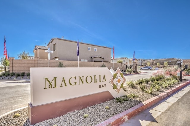 803 Calm Crystal Ct Lot 143, North Las Vegas, NV 89081 - community sign featuring a residential view