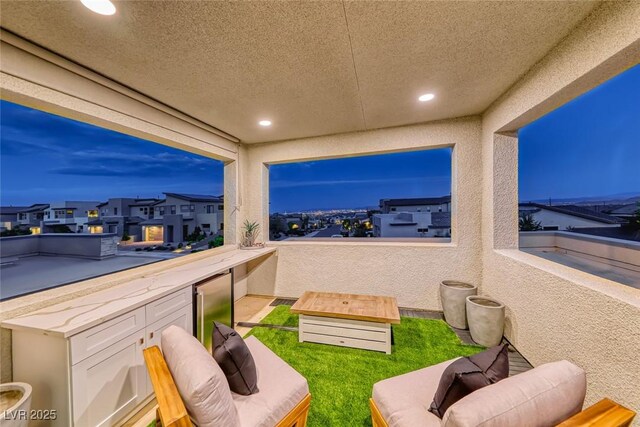 365 Crown Mesa Ave, Las Vegas, NV 89138 - view of patio / terrace featuring a balcony