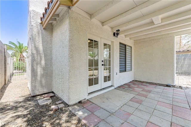 7865 March Brown Ave, Las Vegas, NV 89149 - view of patio / terrace featuring french doors