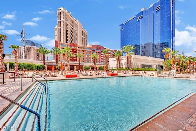 135 E Harmon Ave Unit 315, Las Vegas, NV 89109 - community pool featuring a patio