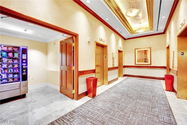 135 E Harmon Ave Unit 315, Las Vegas, NV 89109 - lobby with crown molding and recessed lighting