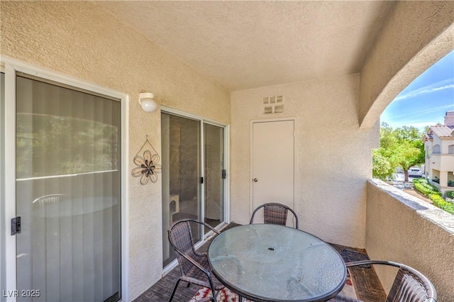 6480 Annie Oakley Dr Unit 624, Las Vegas, NV 89120 - balcony with outdoor dining space
