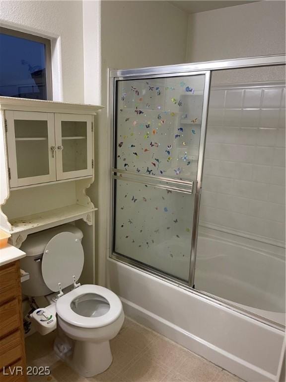 5334 Floating Flower Ave, Las Vegas, NV 89139 - full bathroom with toilet, enclosed tub / shower combo, and vanity