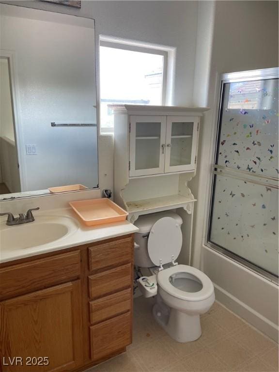 5334 Floating Flower Ave, Las Vegas, NV 89139 - full bath with vanity, toilet, and shower / bathtub combination