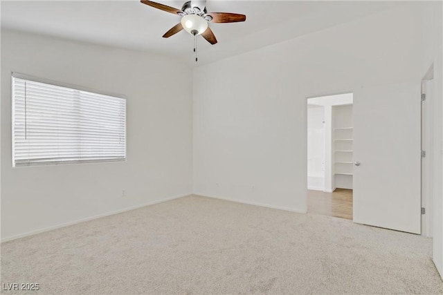 9535 Stills Way, Las Vegas, NV 89148 - spare room featuring carpet flooring, ceiling fan, and baseboards