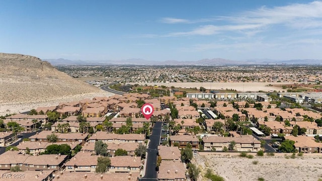 10180 Delray Beach Ave Unit 202, Las Vegas, NV 89129 - aerial view of property and surrounding area with a mountain backdrop