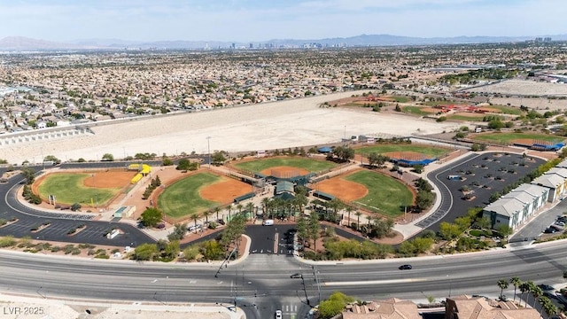 10180 Delray Beach Ave Unit 202, Las Vegas, NV 89129 - aerial view of property's location featuring a mountainous background