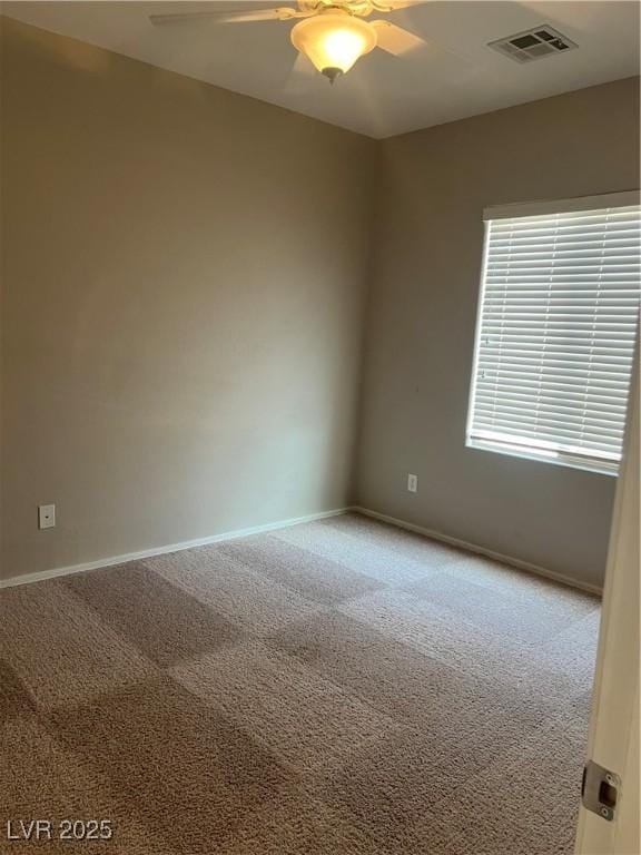 6092 Fox Creek Ave, Las Vegas, NV 89122 - carpeted spare room featuring ceiling fan and baseboards