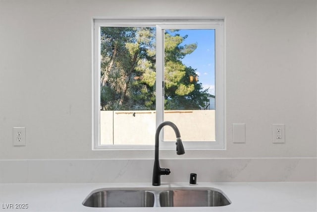 4805 Jay Ave, Las Vegas, NV 89130 - kitchen view of a sink and light countertops
