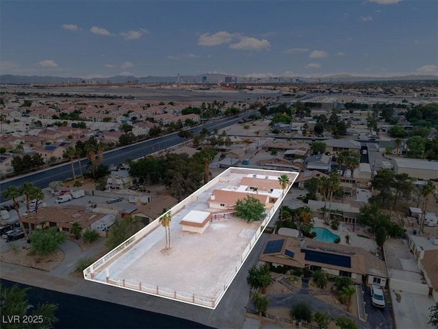 4805 Jay Ave, Las Vegas, NV 89130 - view of property location with property parcel outlined and a pool area