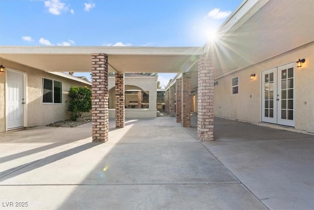 4805 Jay Ave, Las Vegas, NV 89130 - view of patio featuring french doors
