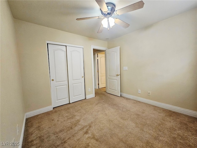 9462 Alhambra Valley St, Las Vegas, NV 89178 - unfurnished bedroom featuring carpet floors, baseboards, a closet, and a ceiling fan