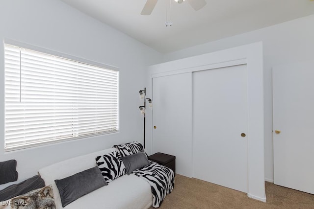 610 Playa Del Sol Way, Henderson, NV 89015 - sitting room with carpet flooring and a ceiling fan