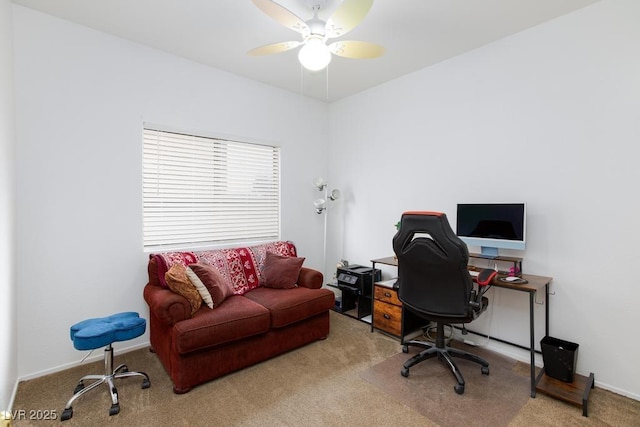 610 Playa Del Sol Way, Henderson, NV 89015 - office space featuring carpet, a ceiling fan, and baseboards