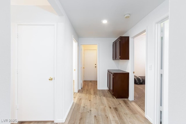 610 Playa Del Sol Way, Henderson, NV 89015 - hallway featuring light wood-style flooring, recessed lighting, and baseboards