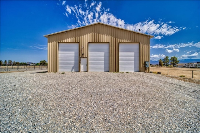 2851 Winchester Ave, Pahrump, NV 89048 - view of detached garage