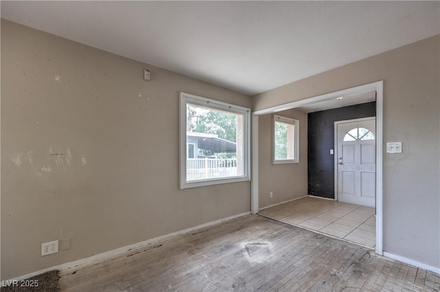 240 N 19th St, Las Vegas, NV 89101 - foyer with hardwood / wood-style floors and baseboards