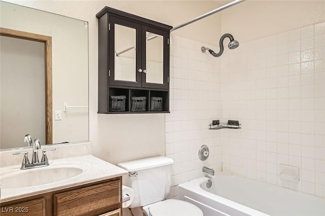4611 Four Leaf Clover Dr, Las Vegas, NV 89122 - full bath featuring vanity, toilet, and washtub / shower combination