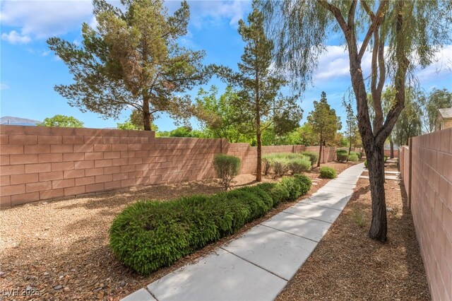 28 Yellow Flame Ave, North Las Vegas, NV 89084 - view of fenced yard