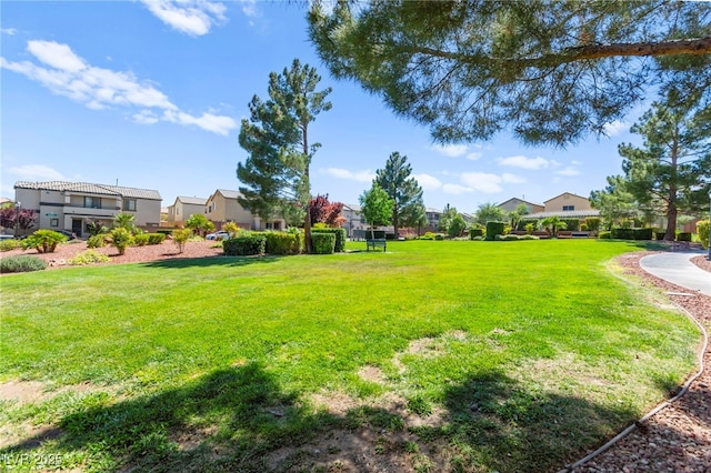 9613 Eland Ct, Las Vegas, NV 89149 - view of green lawn with a residential view