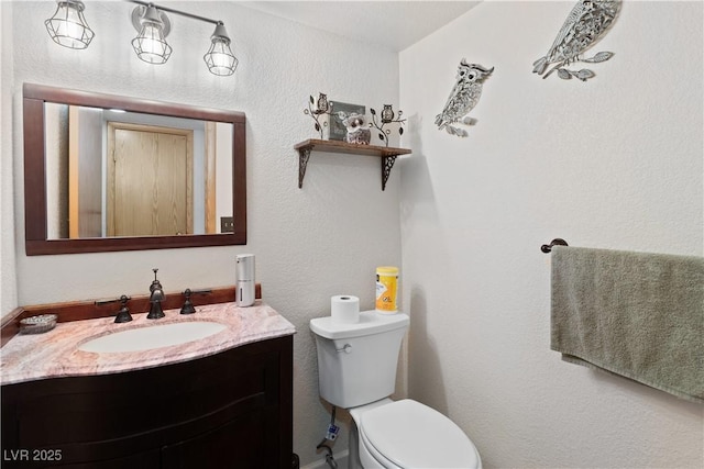 3008 Soledad Dr, Laughlin, NV 89029 - half bathroom featuring toilet and vanity
