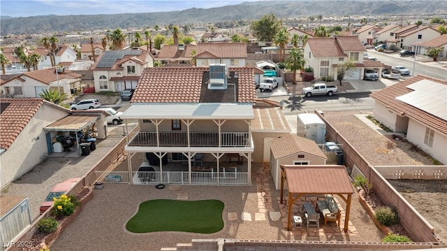 3008 Soledad Dr, Laughlin, NV 89029 - aerial perspective of suburban area featuring mountains