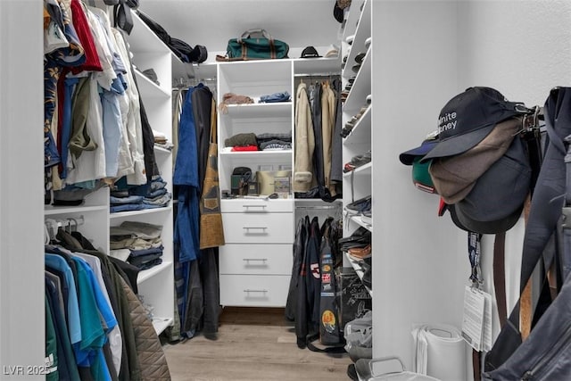 4108 Royal Scots Ave, Las Vegas, NV 89141 - walk in closet with wood finished floors