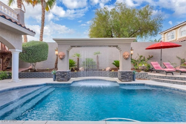 4108 Royal Scots Ave, Las Vegas, NV 89141 - outdoor pool with a patio area